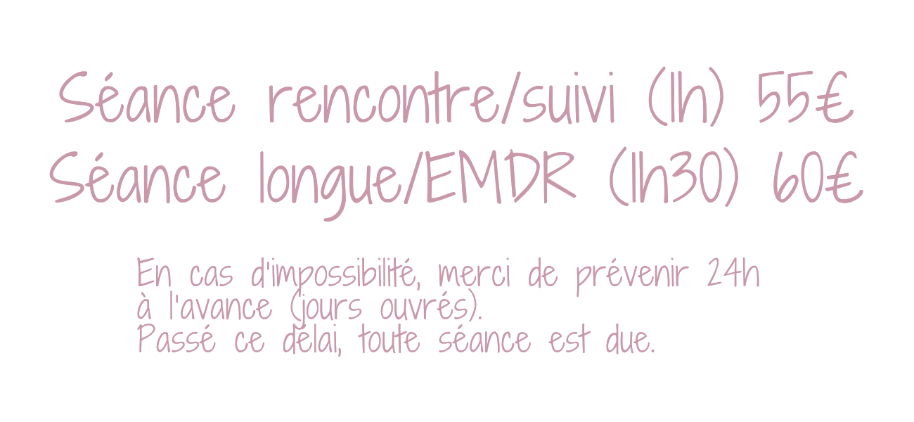 Tarifs des consultations psychologiques